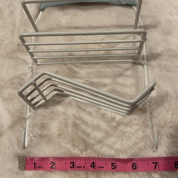 NWT Zenna Home Easily Accessible White Shower Storage Caddy Organizer - Picture 4 of 10